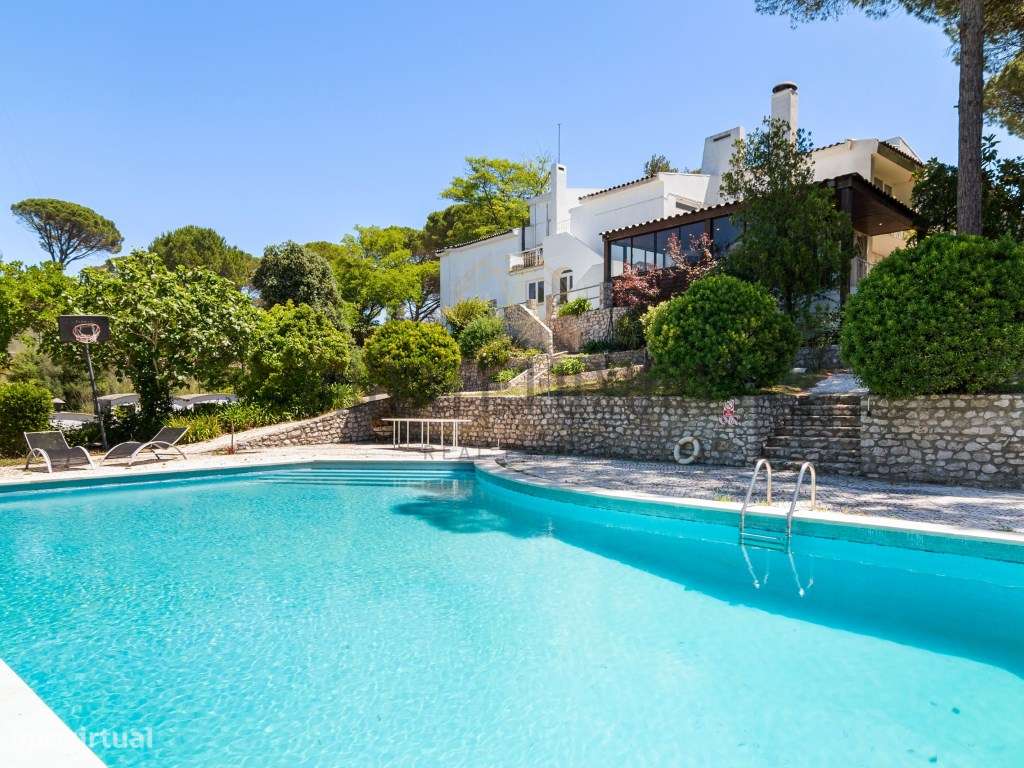 Moradia T7 com vista mar e piscina na Serra da Arrábida-0