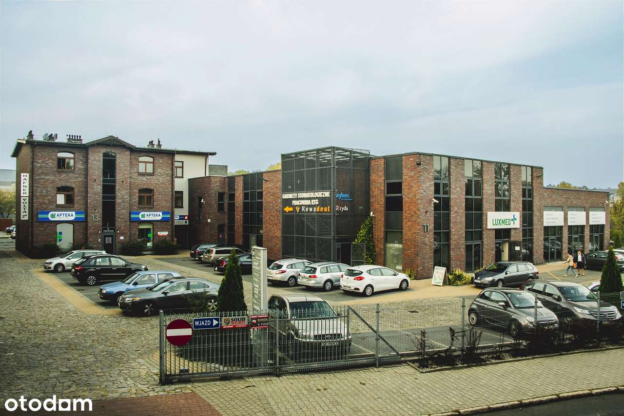 BEZPOŚREDNIO Biuro 90m2,3 pok,industrialny obiekt,klima,parking - Pełny obrazek: 1/13