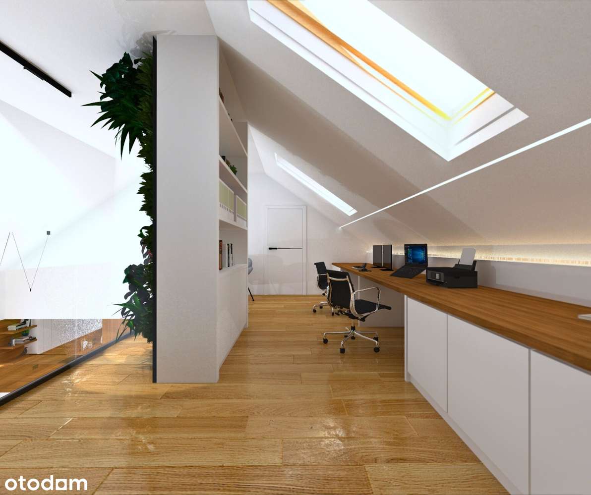 Nowoczesny dom 230 m² pod Łodzią | gładzie i podłogi | negocjacja-7