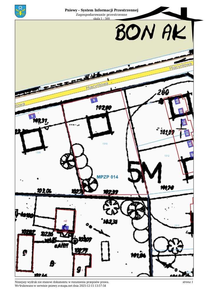 Działka budowlana ul. Hiacyntowa 9-3