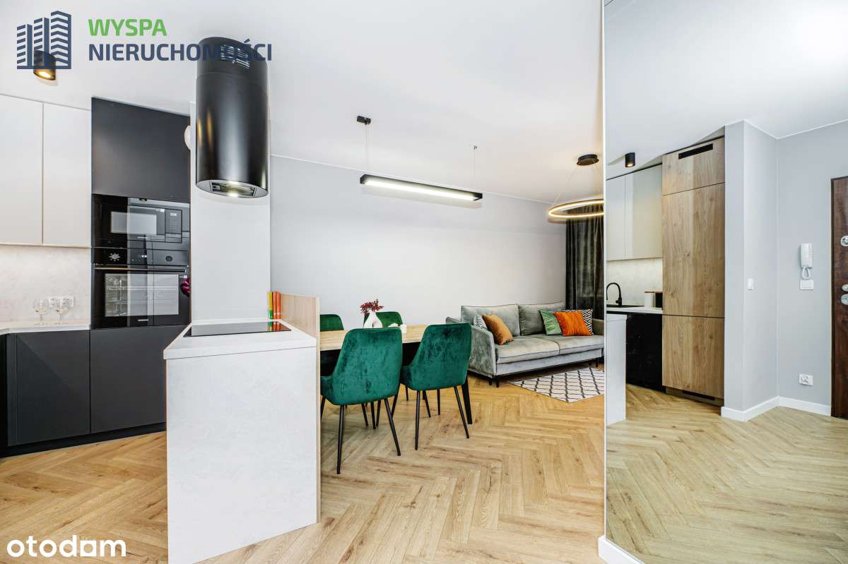 Piękne nowe mieszkanie, 3 pokoje, balkon, ogród