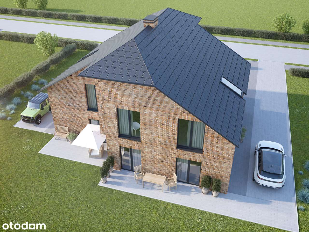 1/2 bliźniaka, status lokalu mieszk., Koleczkowo, pozwolenie na budowę-8