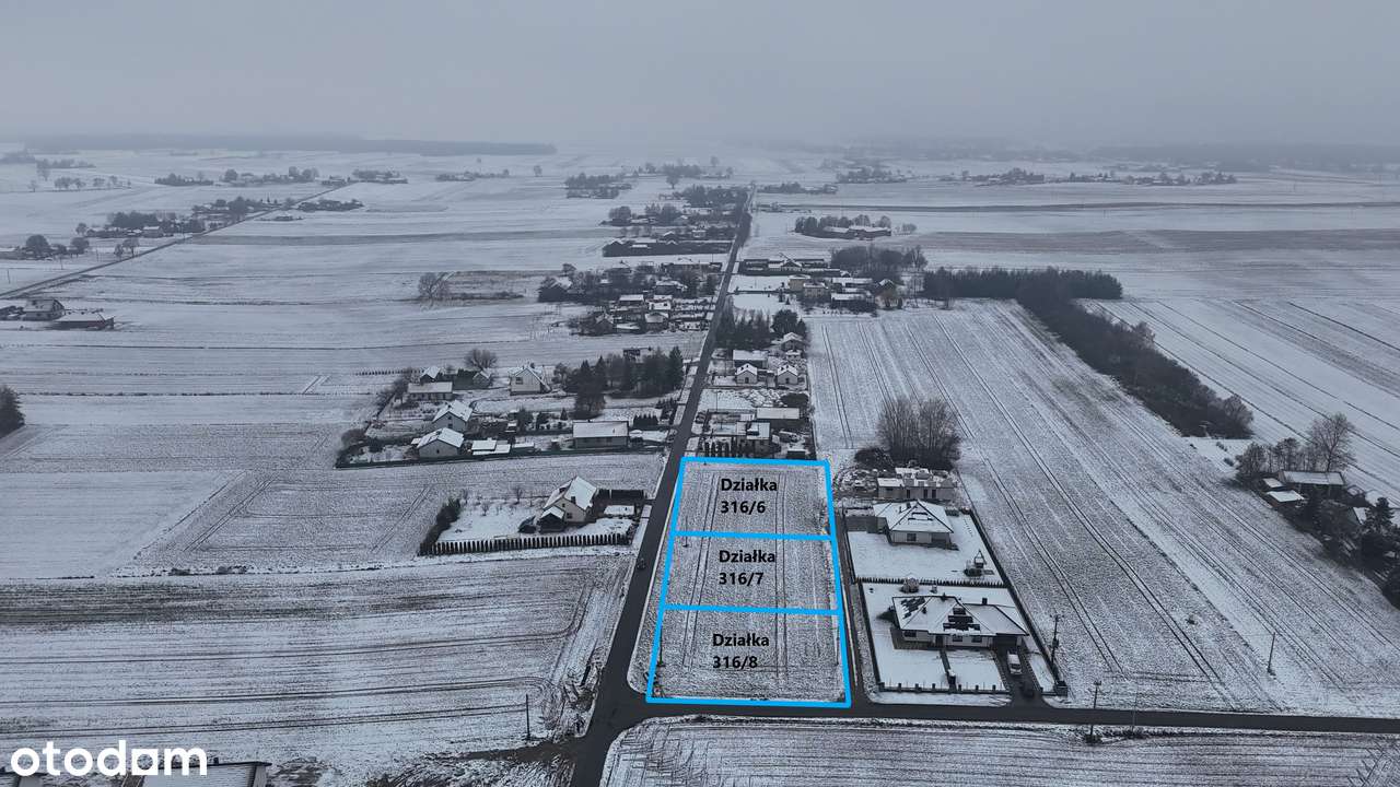 Działka budowlana 1600m2 Niedrzwica Duża, ul. Za Torami / Przechodnia-1