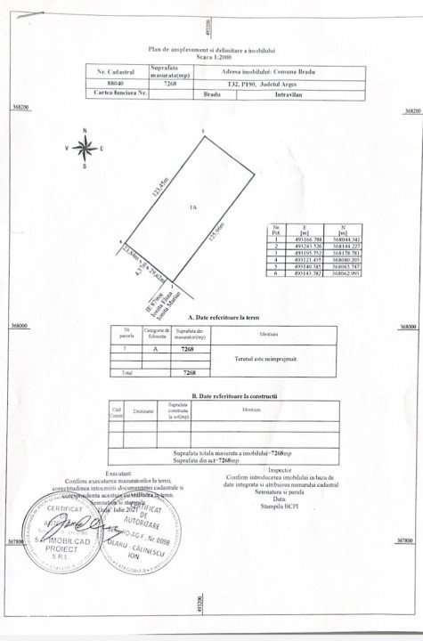 Teren intravilan 7.268 mp industrial Bradu-Auchan - Imagine principală: 4/4