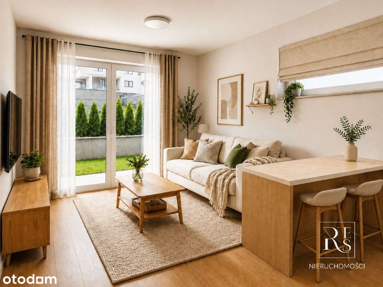 2-bed apartment, 49 m²