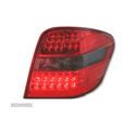 FAROLINS TRASEIROS LED PARA MERCEDES ML W164 05-08 VERMELHO ESCURECIDOS - 2