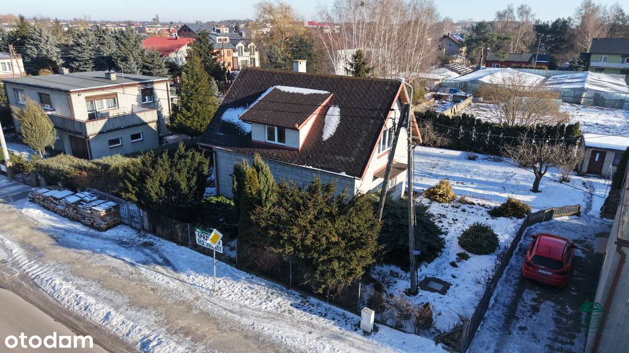 Dom wolnostojący parterowy z poddaszem -stan surowy zamknięty-2