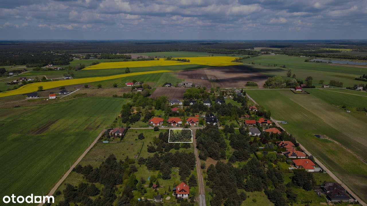 Działka budowlana w pięknej i rozwojowej okolicy pośród jezior - Pełny obrazek: 2/5