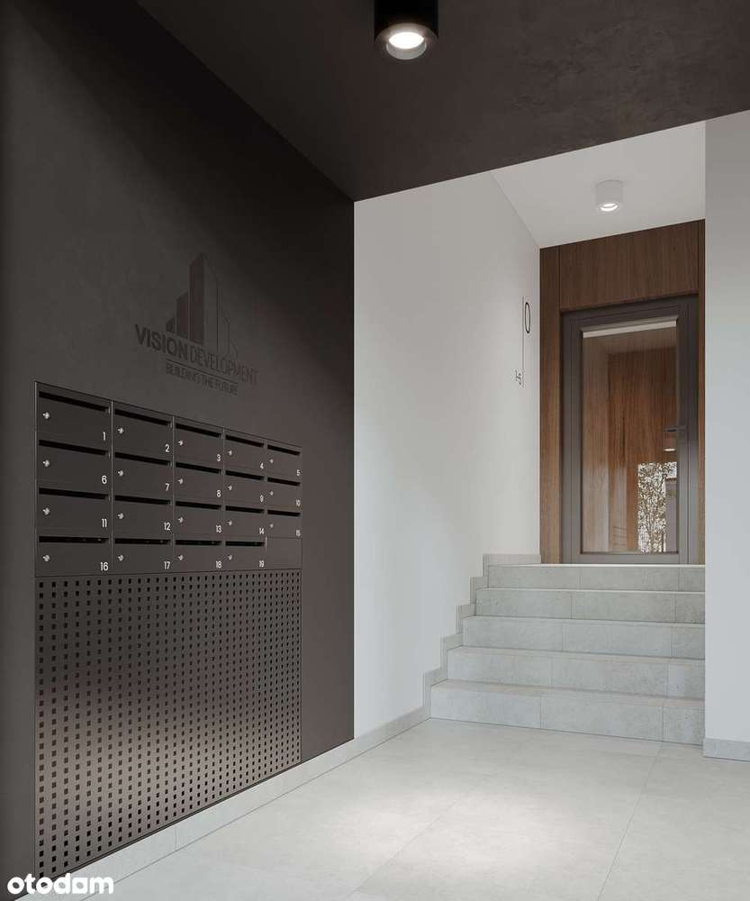 Nowoczesne 2 pokojowe mieszkanie z dwoma dużymi tarasami - 44,95 m2-15