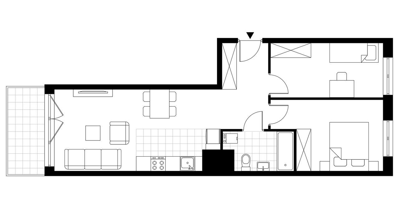 Nowy Wyszogród | mieszkanie 3-pok. | C2_B46 - Pełny obrazek: 4/7