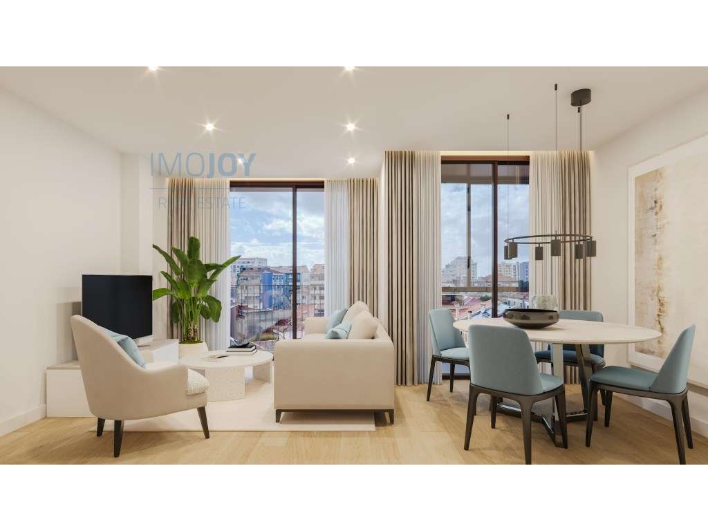 Apartamento T2 Duplex com Jardim em Construção no Porto - Grande imagem: 5/32