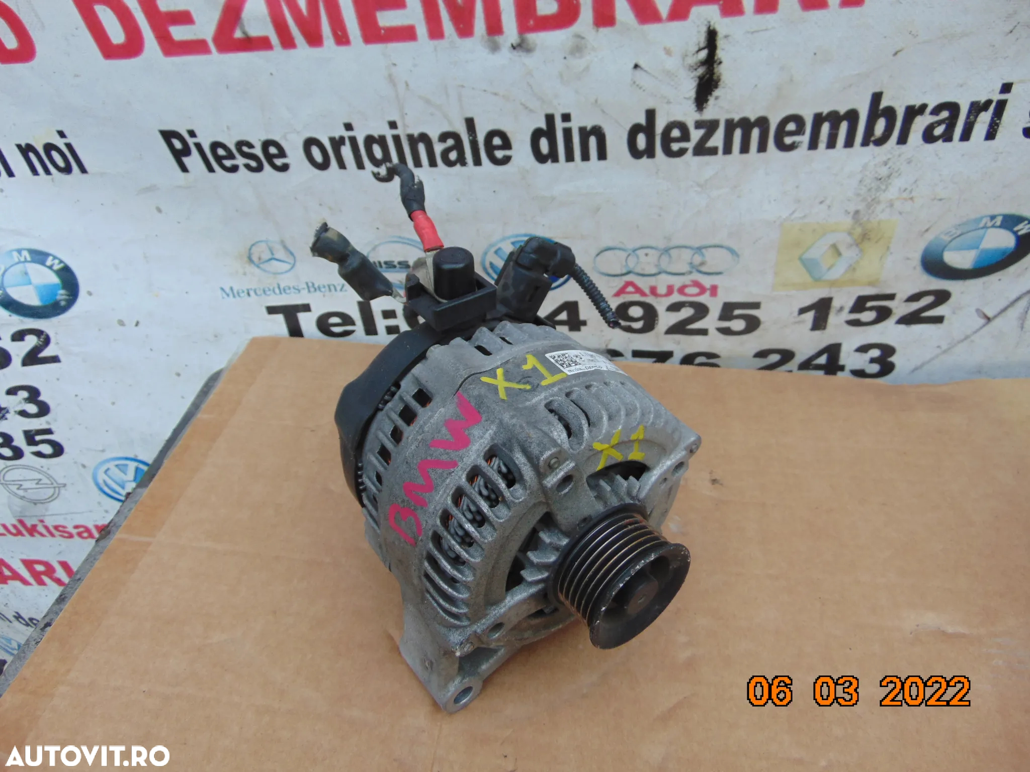 Alternator BMW x1 f20 f30 f23 f31 f32 f33 f45 f25 f80 2.0 f21 f22 f23 g30 g31 g20 g21 f48 - 2