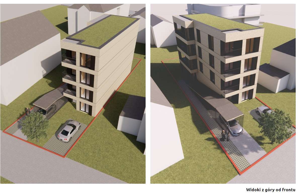 Działka na sprzedaż z projektem w centrum miasta - ul. Drzymały Poznań-11