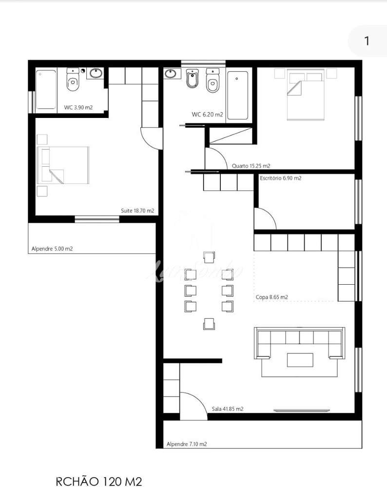 Terreno de 375m² com Projecto Aprovado em Fornelo, Vila do Conde - Grande imagem: 5/9