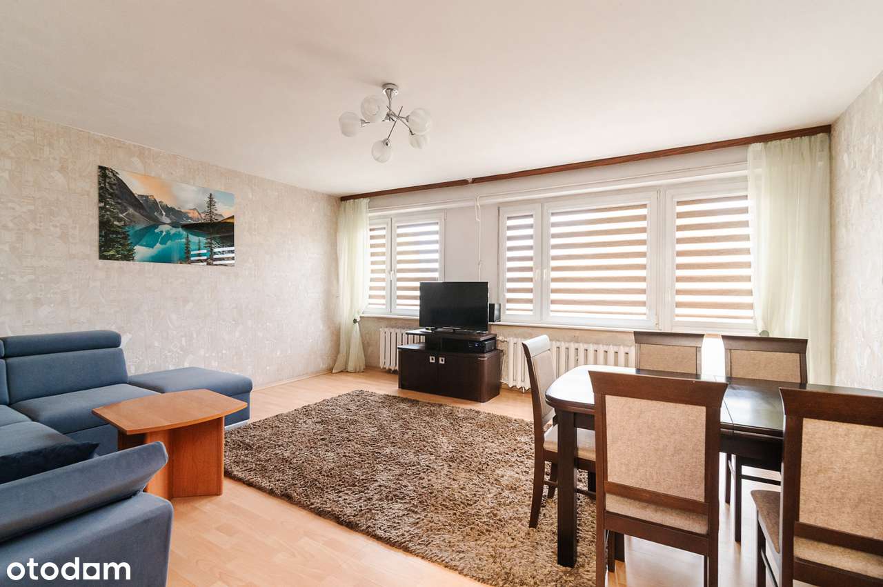 3 pokoje |dwustronne |funkcjonalny układ |balkon + piwnica | Chopina-3