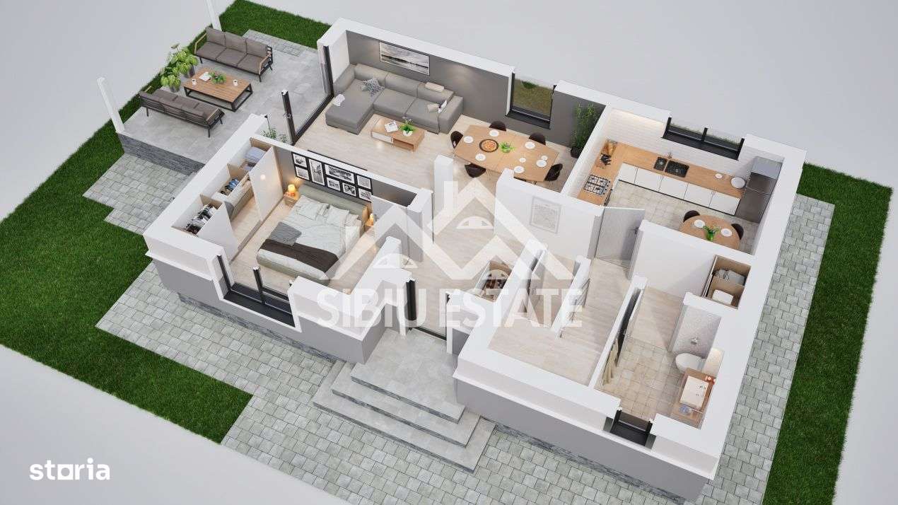 Casă individuală cu grădină generoasă – confort, spațiu și eleganță - Imagine principală: 3/10