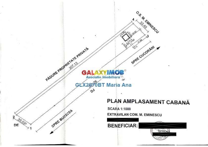 Teren Padure 6.500 mp., la strada, zona Cucorani! - Imagine principală: 2/2