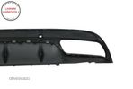 Difuzor Bara Spate cu Ornamente Mercedes C-Class W205 (2014-2020) C63 Design Negru- livrare gratuita - 7