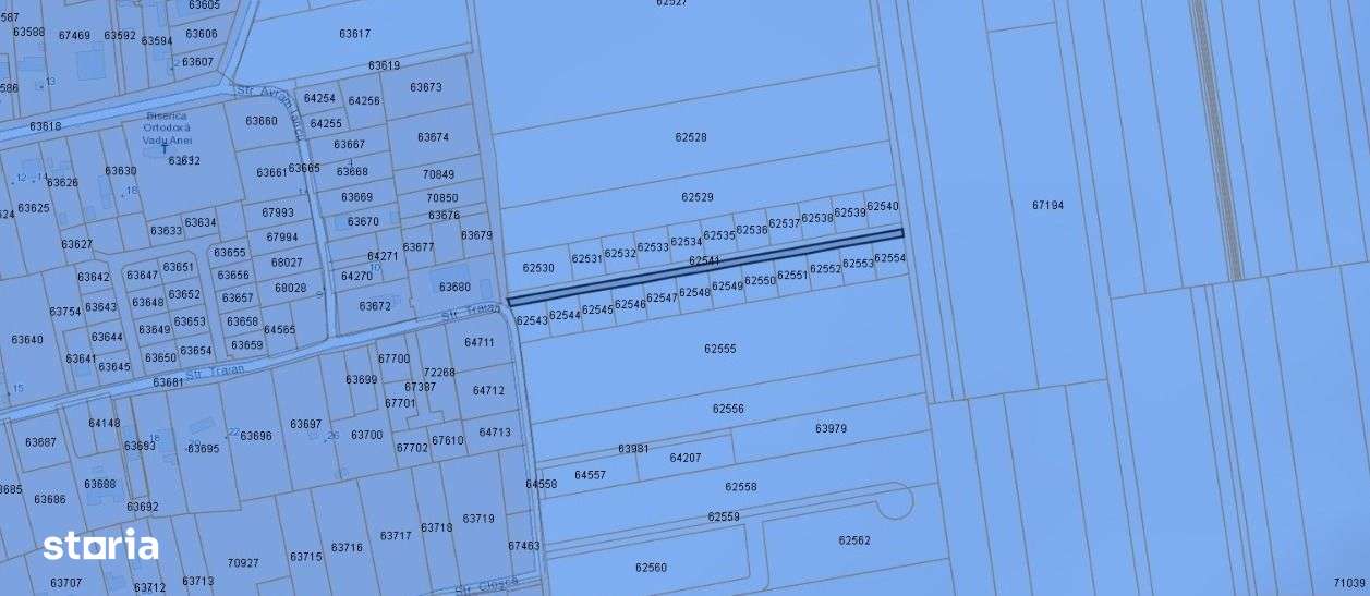 11 loturi de 507 mp (cota drum inclusa) – Strada Traian, Vadu Anei-0