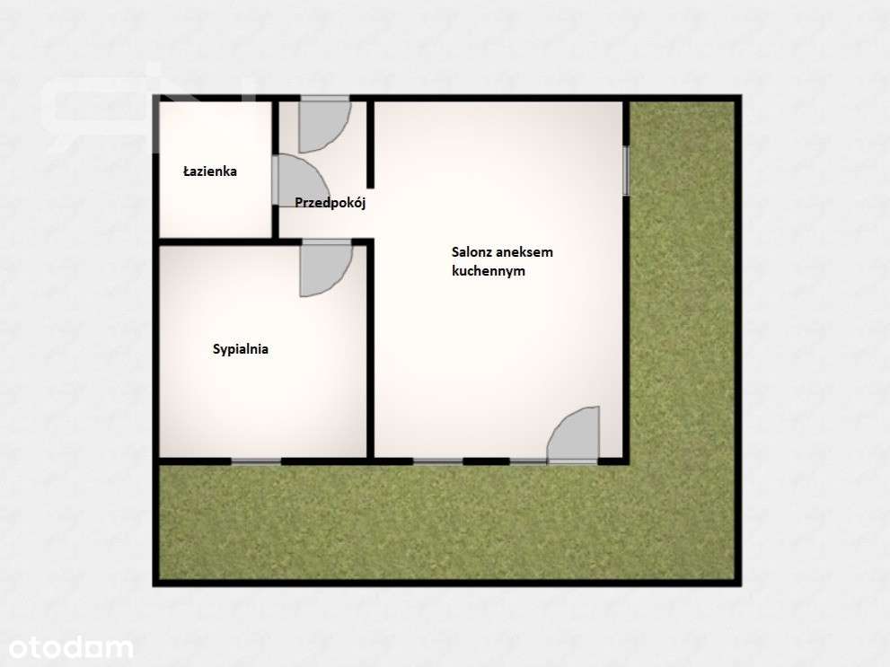 2 pokoje z ogrodem | komórka lokatorska | od zaraz - Pełny obrazek: 2/15