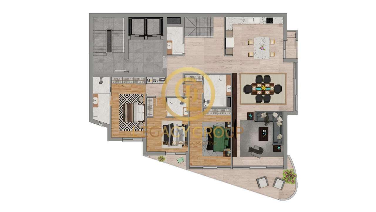 Apartamento T3 de luxo no centro de Faro-10