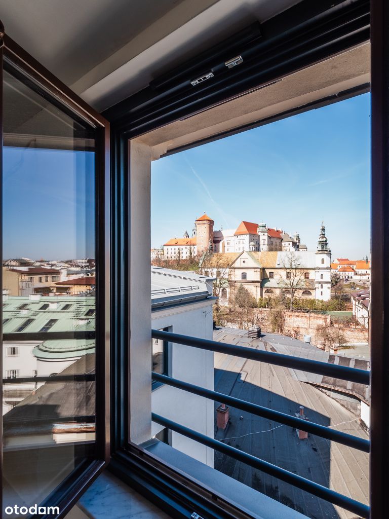 Dwupoziomowy apartament z widokiem na Wawel