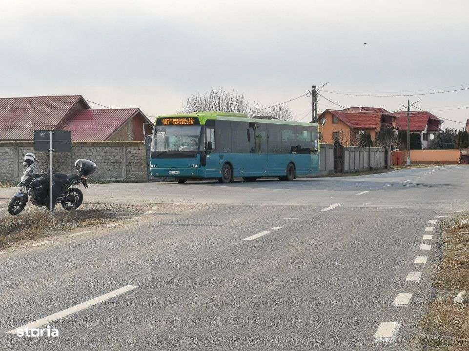 Teren intravilan la asfalt si statie autobuz Ilfov Cernica Posta-6