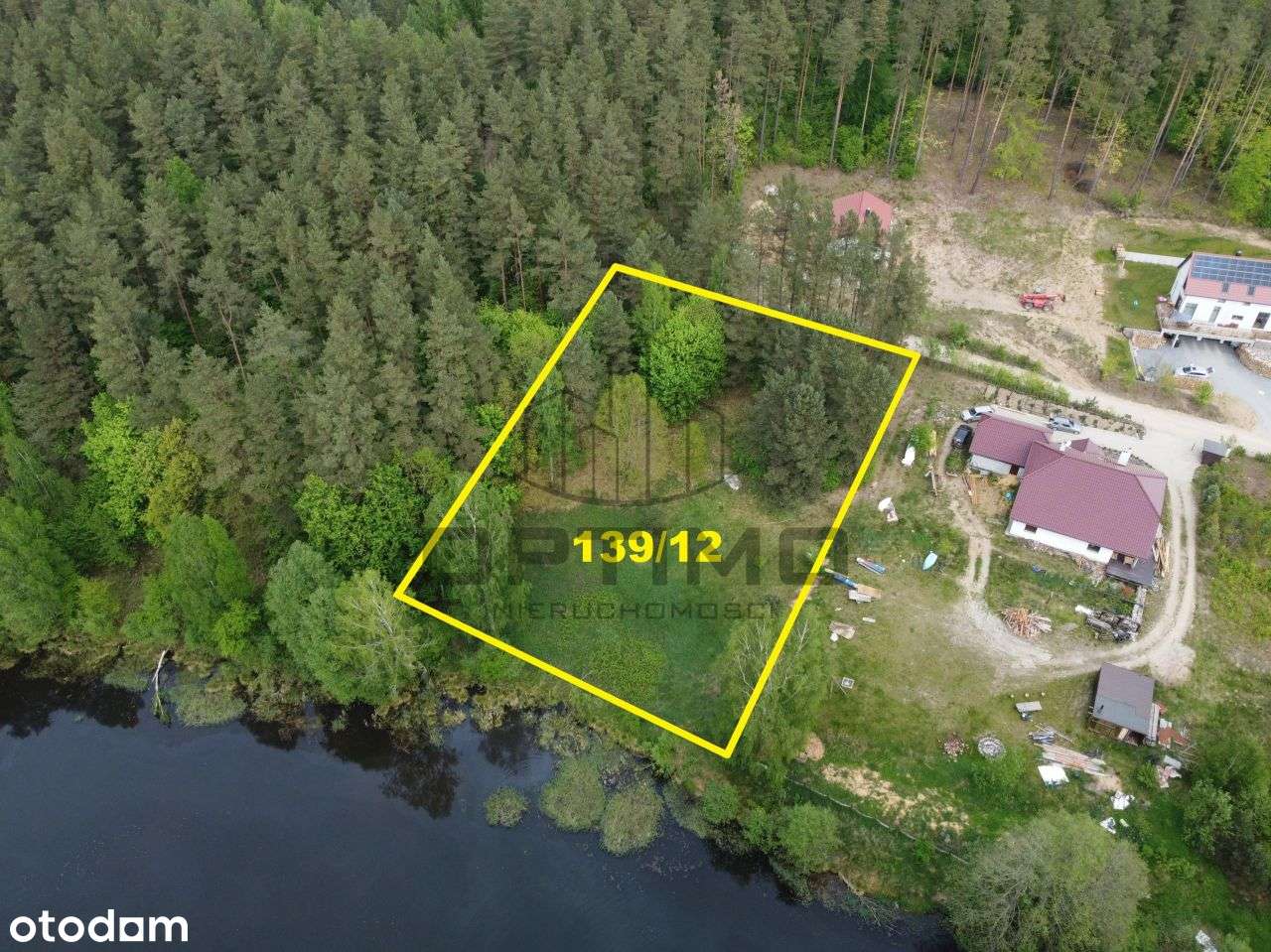 Wyjątkowa działka z widokiem na rozlewisko i las !-4