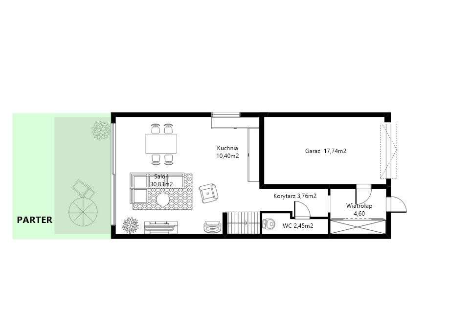 Nowy dom w Gościcinie, gotowy do przekazania. - Pełny obrazek: 4/5