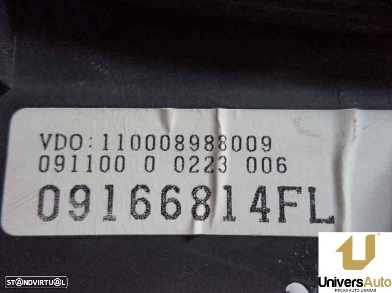 QUADRANTE OPEL CORSA C 2001 -110008988009 - 8