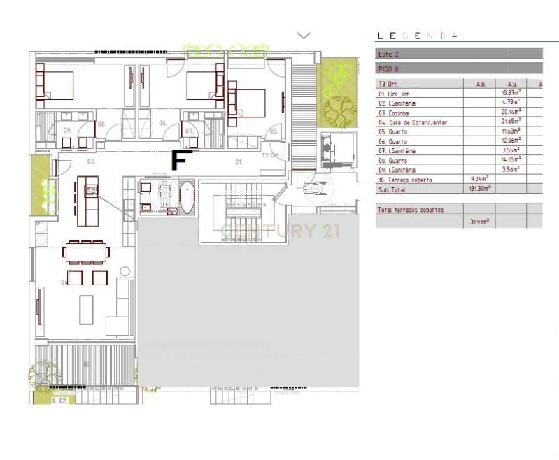 Plessis – Apartamento T3 exclusivo com terraço privativo e acabamentos-27