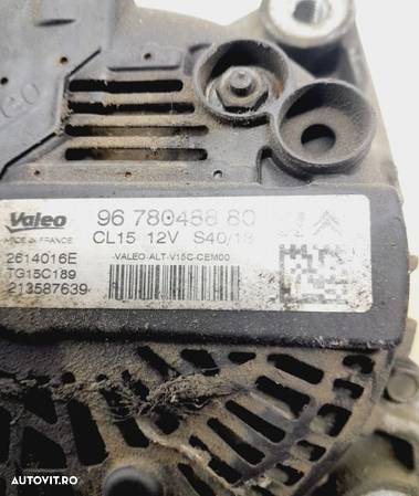 Alternator 9678048880 1.6 hdi 9HD Peugeot 5008 1 - 4