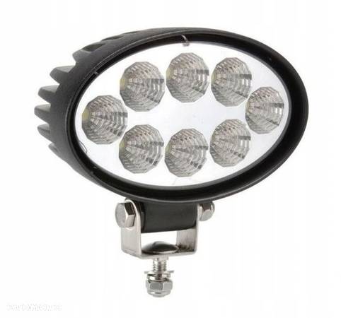 LAMPA ROBOCZA LED OWALNA ELIPSA 8 LED 12/24V - 1