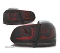 FAROLINS TRASEIROS LED PARA VOLKSWAGEN VW GOLF 6 MK VI 08-12 VERMELHO ESCURECIDO - 2