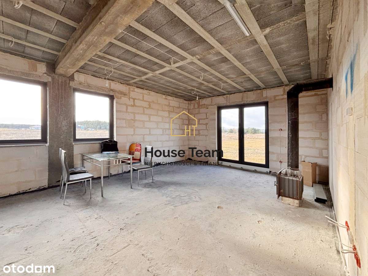 Nieduży dom do wykończenia - 118 m2, Małe Rudy-7