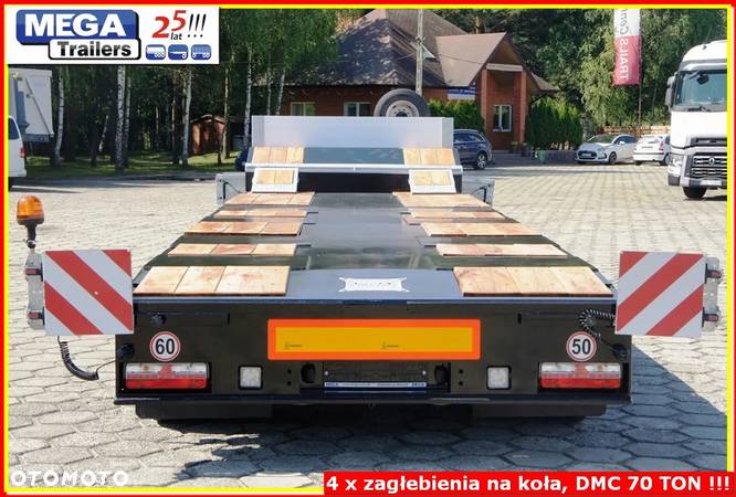 Inny Niskopodłogwa 4x zagłębiana MEGA Trailers, 4-osie, Ład. 58 TON ! - 8