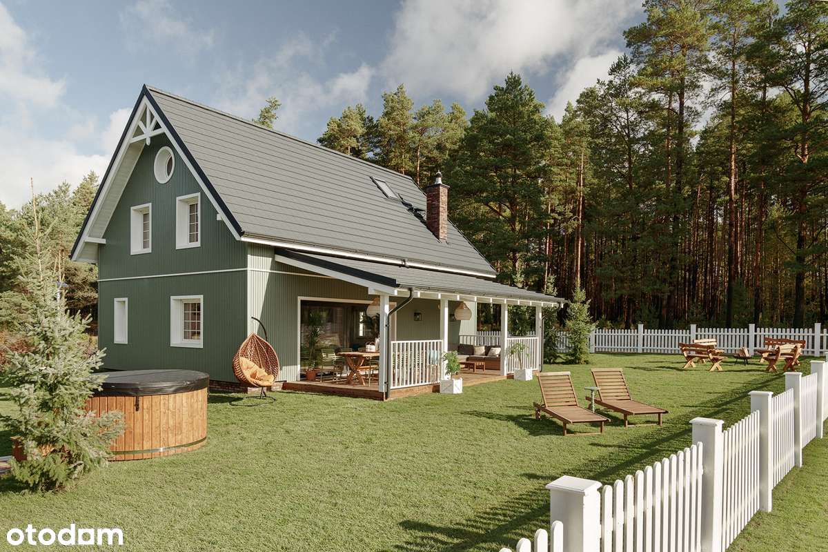 Dom wypoczynkowy nad jeziorem - nowy dom pod klucz - Pełny obrazek: 4/20