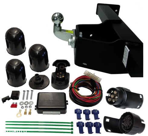 HAK HOLOWNICZY Z KULĄ FLANSZOW3Ą z MODUŁEM7PIN/13P do MITSUBISHI L200 L-200 V 5 4WD 2015-2019 - 5