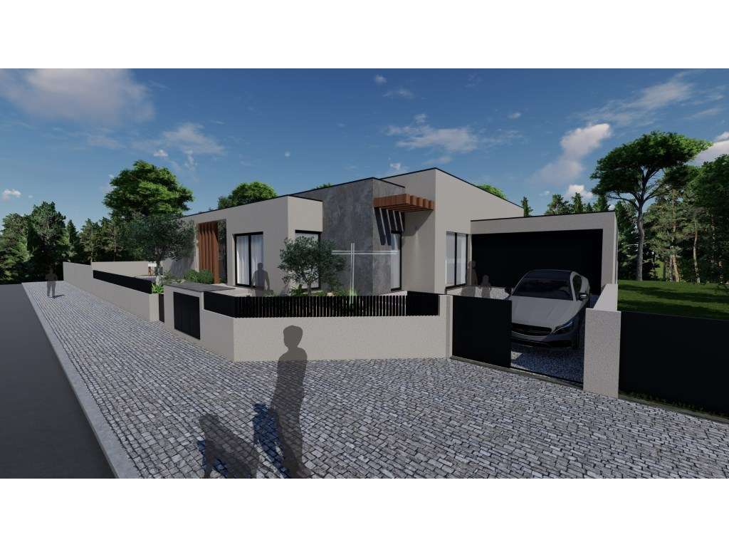 Moradia isolada T4, arquitetura contemporânea com garagem e piscina...-10