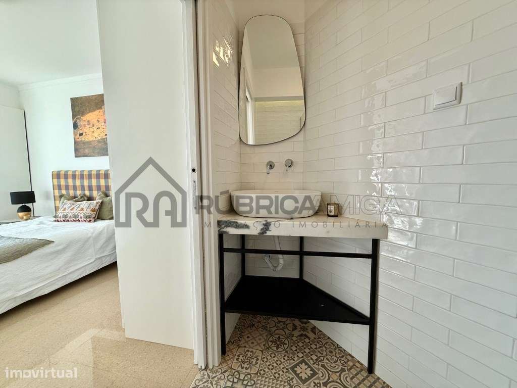 Apartamento T1 renovado com vista mar a 100 metros da praia - Quart...-22