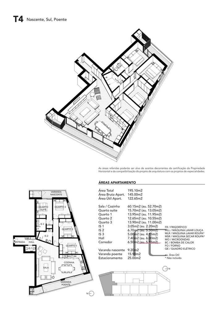 Apartamento T4 Vista Mar, Varandas, Lugar Garagem 2 viaturas, Arcozelo-6