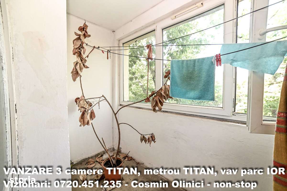 Vanzare 3 camere TITAN, Aleea Barajul Lotru, metrou, parc - Imagine principală: 3/14