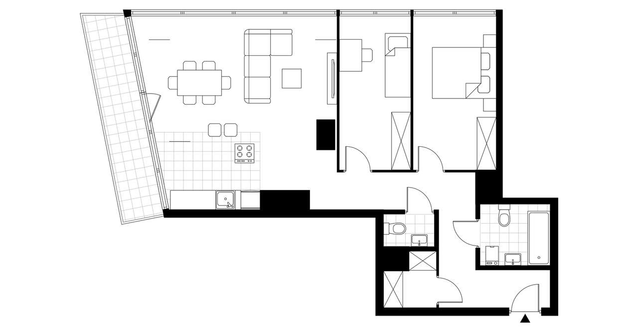 3-pokojowe mieszkanie 86m2 + balkon - Pełny obrazek: 5/10