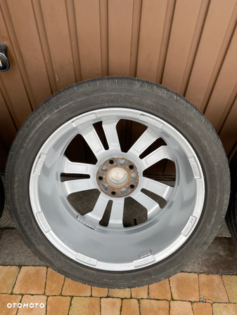 KOŁA FELGI Z OPONAMI ALUFEGI DEZENT TA SILVER 7 x17,  5 x114.30,  ET 47 Opona Dunlop 225/45/17 MAZDA 3 - 9