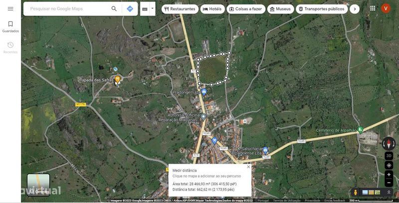 Terreno 3 ha na saída para Nisa 4500 m2 urbanizável - Grande imagem: 2/2