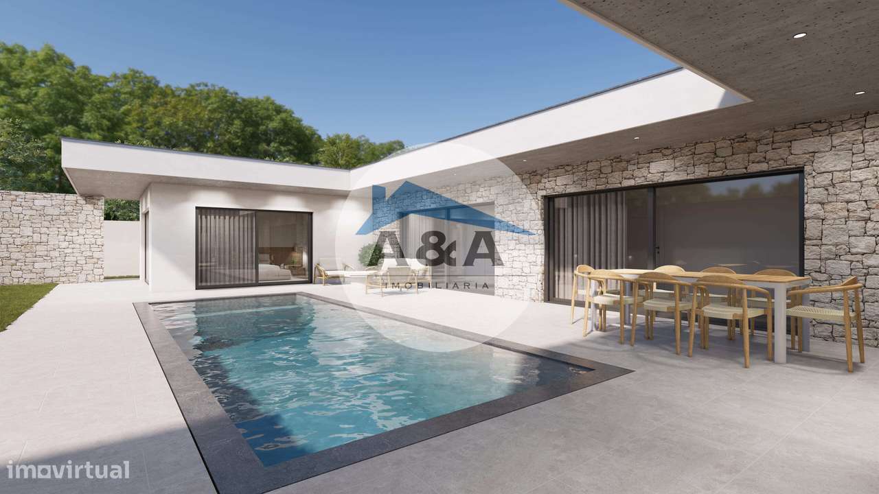 Conjunto de Moradias Térreas Independentes com Piscina, "Key-ready"-5