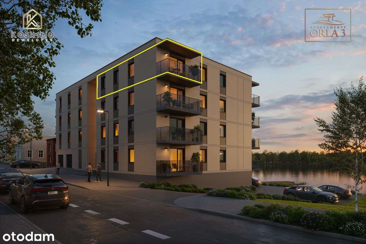 M16 APARTAMENTY Orla 3, Centrum, 60 m2, 3 pokoje ,3 piętro, - Pełny obrazek: 2/14