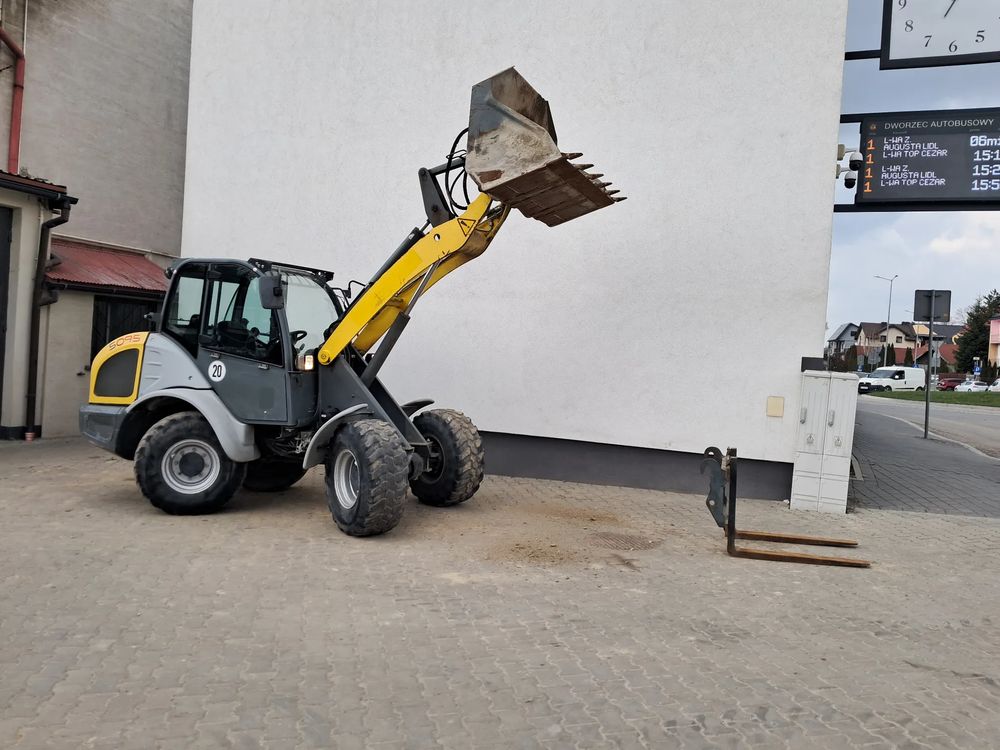 Kramer 5095 ładowarka kołowa 4 koła skrętne 2017r silnik turbo kohler 75km hydrauliczne szybkozłącze szufla / łyżka + widły 1200mm 2850 mtg 4x4 oświetlenie waga 5 ok ton jazda szybka wolna 5075 5085 850 750 jcb 406 407 wacker neuson wl52 / wl60 caterpillar 906 / 907 908 volvo l30 l35 2017