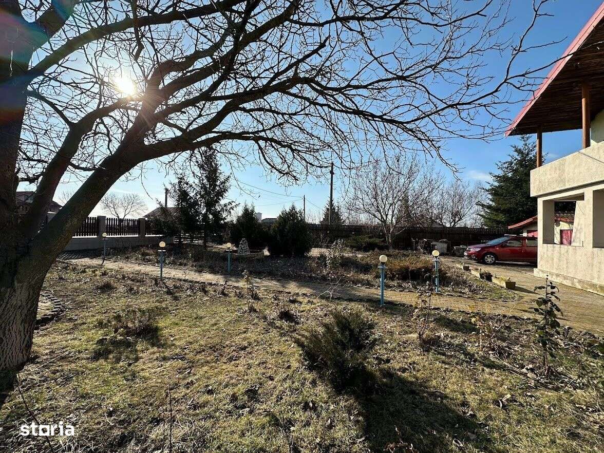 Vila beton P+1 si teren 2000 mp Calugareni-15