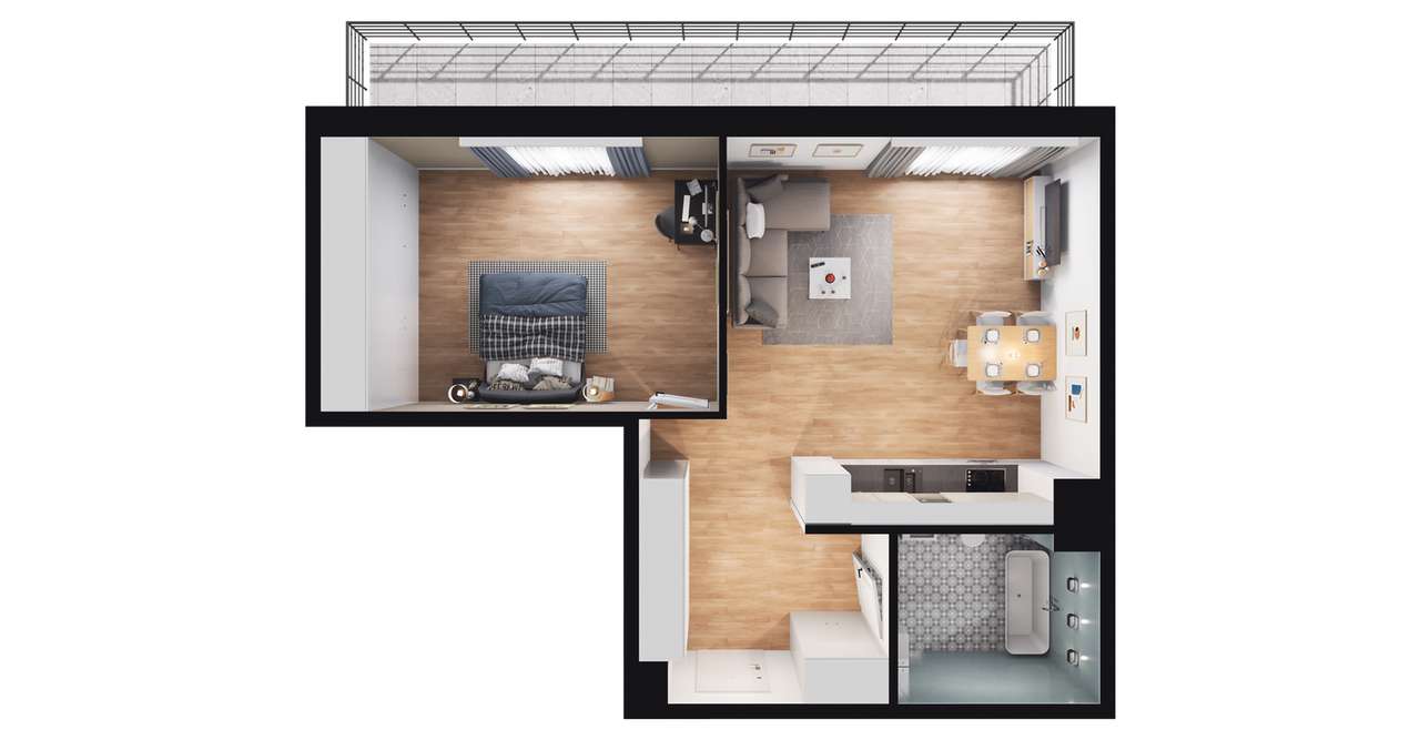 Medyków 32 | mieszkanie 2-pok. | 87 - Pełny obrazek: 3/8